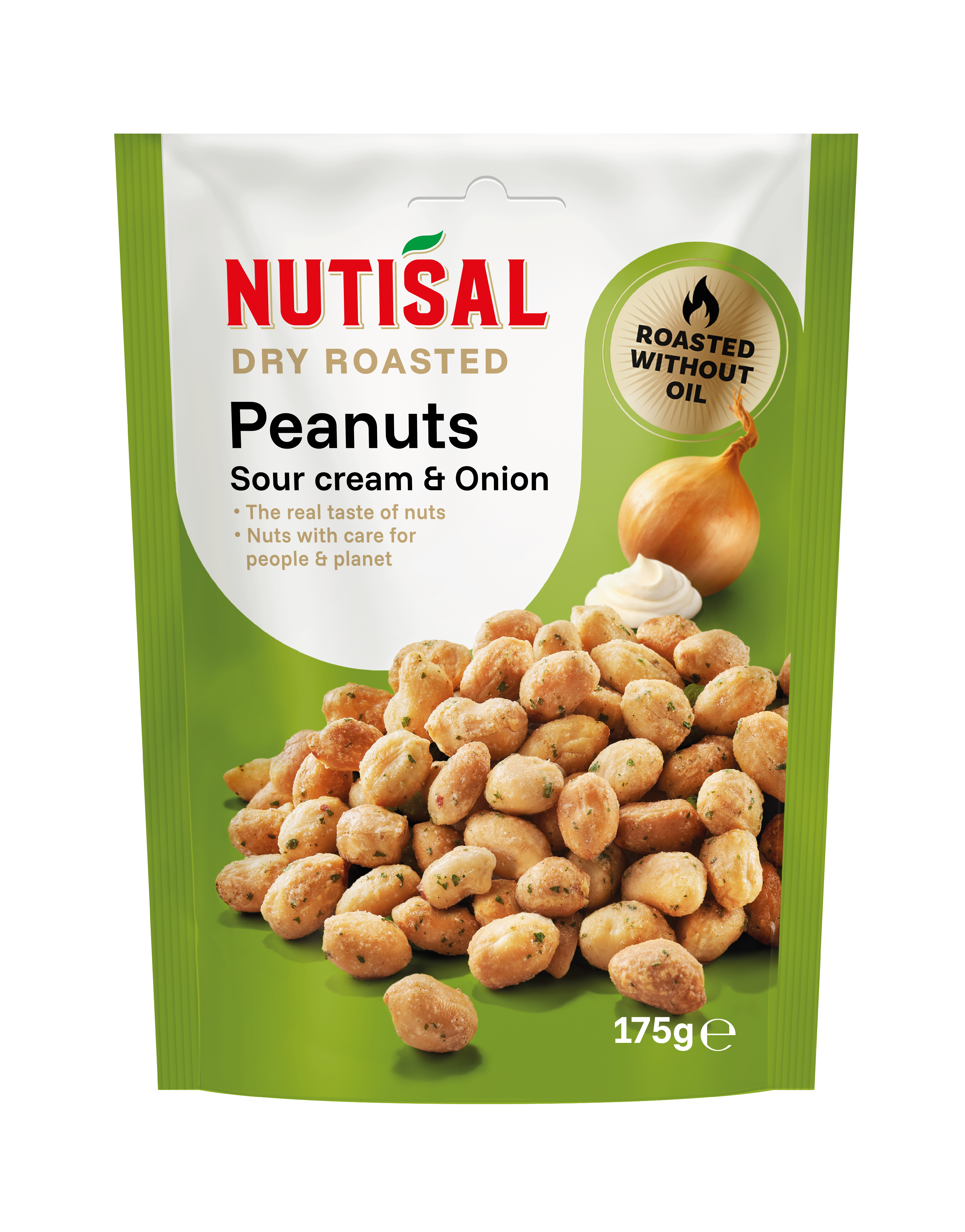 Nutisal Peanuts Sour cream & Onion 175g